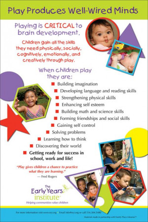 The Early Years Institute shares what children learn through play ...