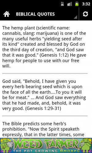 Marijuana Quotes - screenshot