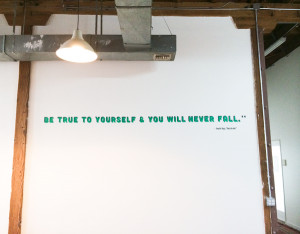 Beastie Boys quote found in the studio of Design Love Fest. \\ www ...