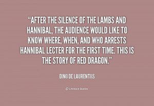 After The Silence of the Lambs and Hannibal, the audience would like ...