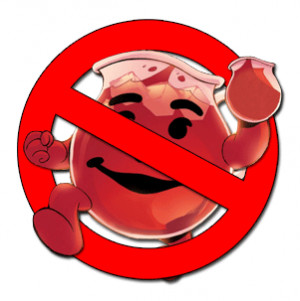 Poor Kool -Aid Man. I actually like the stuff but that whole Jonestown ...