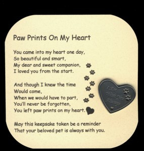 Paw Prints On My Heart Poem