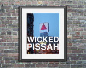 boston art photograph kenmore squar e wicked pissah photo print wall ...