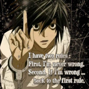 Most profound L (Lawliet) quote from Death Note?