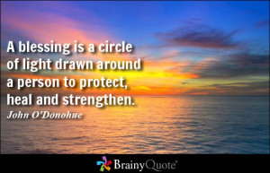 blessing is a circle of light drawn around a person to protect, heal ...
