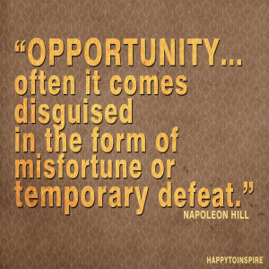 Art Quote of the Day: Opportunity