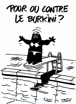 Burkini Les Piscines Donned What Resembles She Hit Bondi Beach