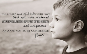 This child was handmade with love, not mass produced. Any ...