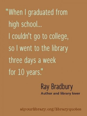 Ray Bradbury on Library.