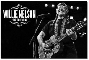 Willie Nelson 2012 Calendar (with Christopher Durst photographs)