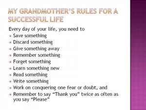 famous grandmother poems