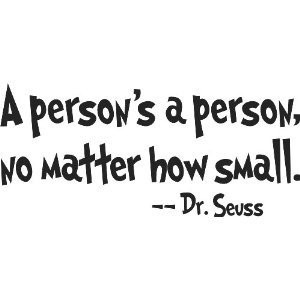 Dr. Seuss – A person’s a person, no matter how smal – wall art ...