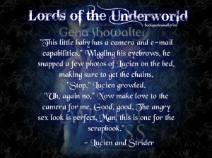 Lords of the Underworld: The Darkest Kiss and Quotes