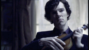 Benedict Cumberbatch Sherlock Violin