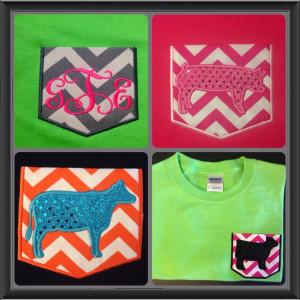 for Livestock Girls and Show Moms! Can be made with monogram, show ...