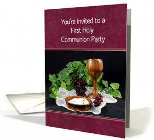 first communion invitations wording ideas sayings bible quotes and