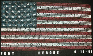 To honor the 343 fallen firefighters...