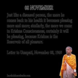 Srila Prabhupada Quotes For Month November 08