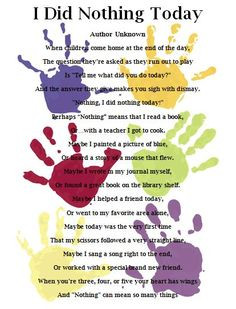 Love this poem! We gave this to my daughter's kindergarten teacher ...