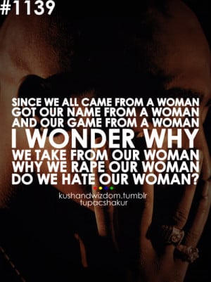 Tupac Quotes About Women