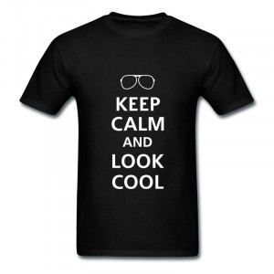 ... Boys Tee Shirt keep calm and look cool f1 Funny Quotes Boy's T Shirts