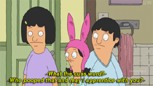 tv gif louise belcher gene belcher bobs burgers gif linda belcher