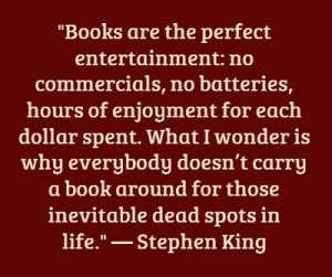 Stephen King!Perfect Entertainment, Stephen King Book, Reading, Book ...