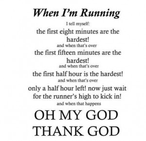 When I'm Running...