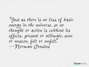 basic energy in the universe so no thought or action is without its