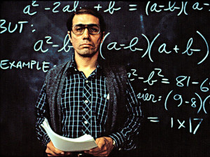 Jaime Escalante ( Edward James Olmos ), “ Stand and Deliver ...