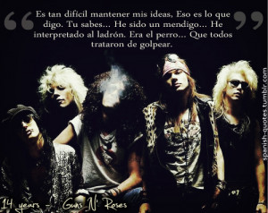 ... spanish quotes tagged guns n roses letras spanish quotes frases