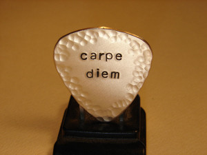 bronze carpe diem guitar pick $ 9 bronze $ 9 sterling silver $ 35 ...