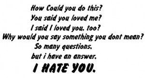 All Graphics » i hate you