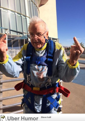 92 Year Old Man who SkyJumped off the Stratosphere in Las Vegas