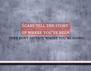 ... the story of where you've been, They don't dictate where you're going