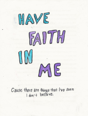 day to remember ADTR have faith in me