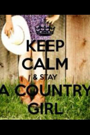 Country girl proud!