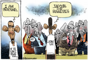 Another politician, a Republican, with a coherent message problem: