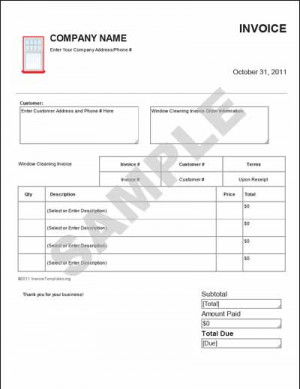 Sample Cleaning Quote Template
