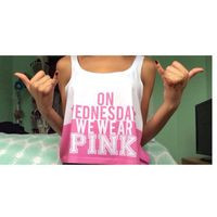Mean girls quote tank - PINK