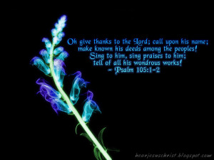 Psalm 105 1