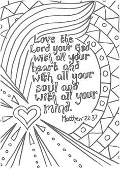 Bible Verse Coloring Pages | Flame: Creative Children's Ministry ...