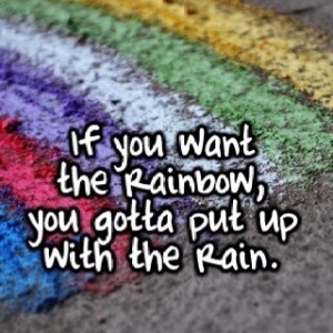 Rain and Rainbows!!