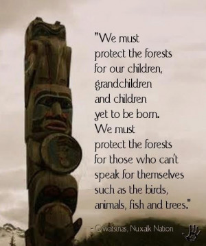 We must protect the forests for our children, grandchildren and ...