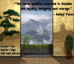 Home Warrior Wisdom The Three Qualities Essential to Bushido are ...