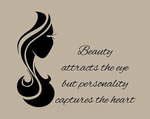 Hair Wall Decals Girl Hairdressing Salon Beauty Salon Wall Quotes Wall ...