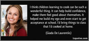 think children learning to cook can be such a wonderful thing. It can ...