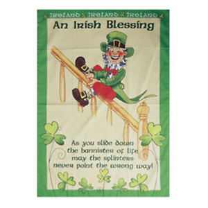 An-Irish-Blessing-Leprechaun-Tea-Towel-Large-Ireland-Saying-Kitchen ...
