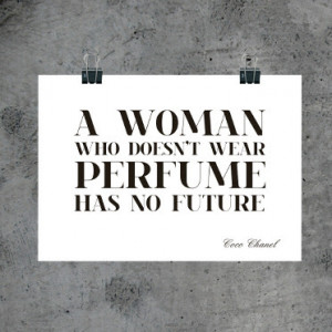 Coco Chanel Perfume Quote