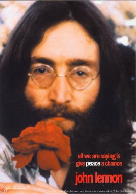 All We Are Saying Is Give Peace A Chance -John Lennon - Postcard